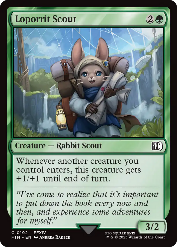 Loporrit Scout (FIN-192) - FINAL FANTASY Foil - Poke-Collect