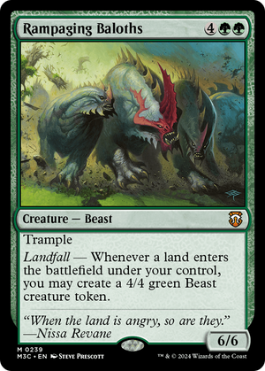 Rampaging Baloths (M3C-239) - Modern Horizons 3 Commander - Poke-Collect