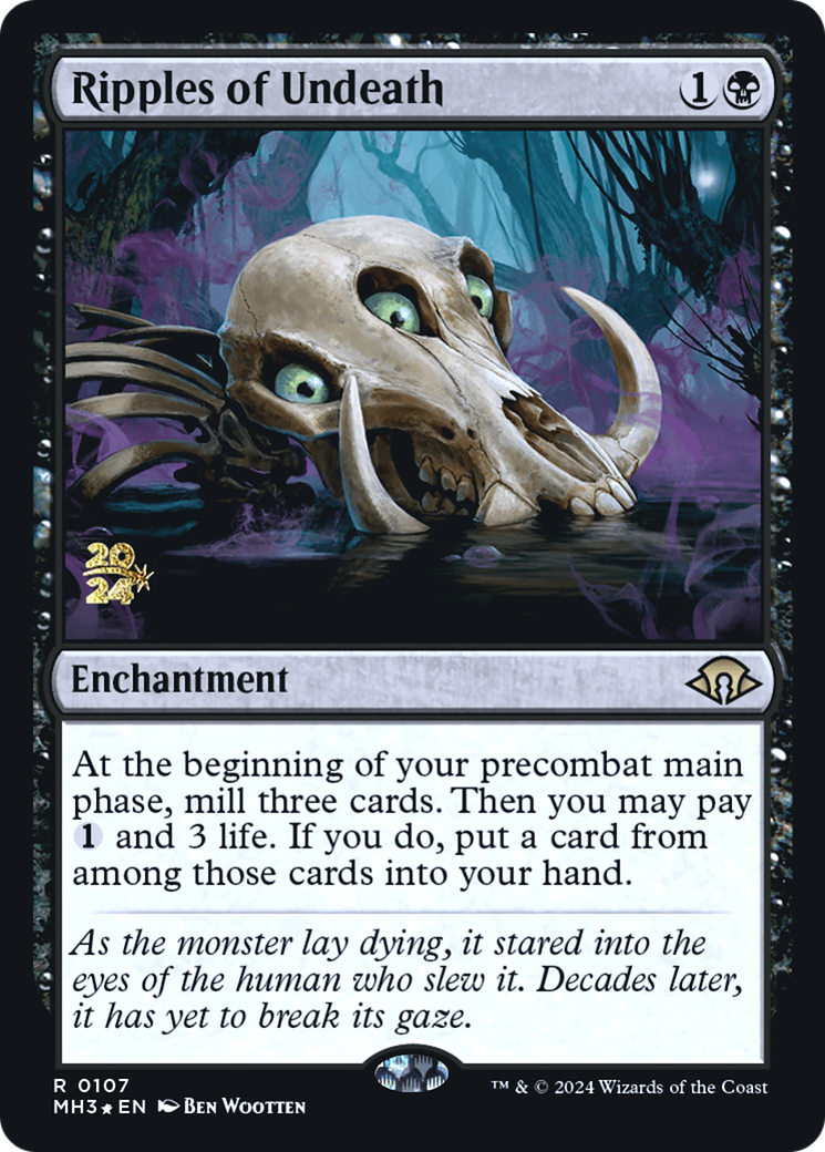 Ripples of Undeath (PRE-107) - Modern Horizons 3 Promos Foil - Poke-Collect