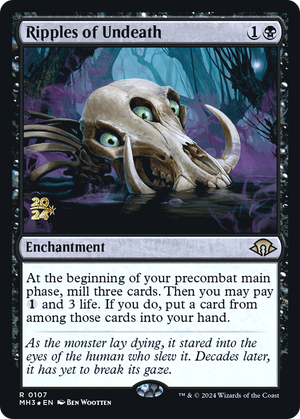Ripples of Undeath (PRE-107) - Modern Horizons 3 Promos Foil - Poke-Collect