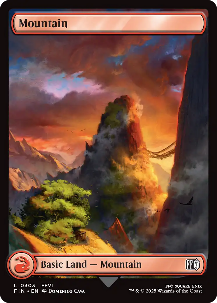 Mountain (FIN-303) - FINAL FANTASY Foil - Poke-Collect