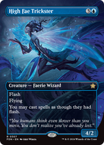 High Fae Trickster (FDN-307) - Foundations (Borderless) Foil - Poke-Collect