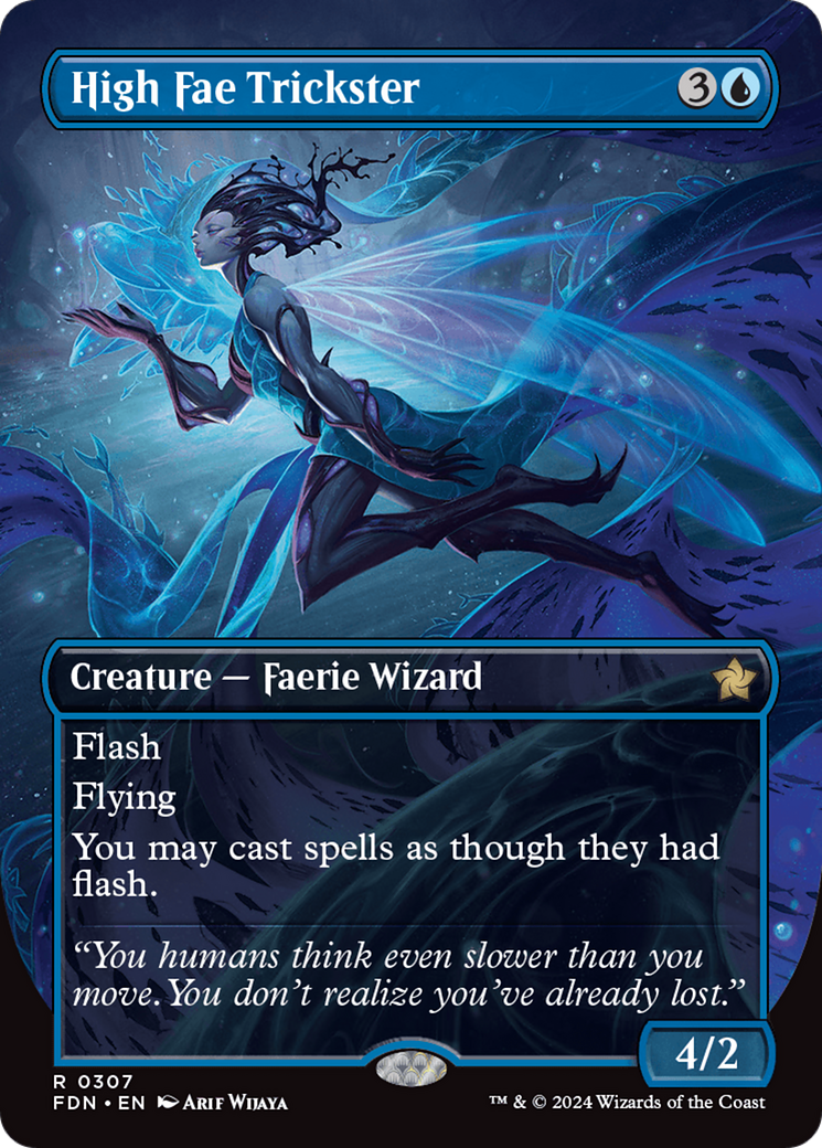 High Fae Trickster (FDN-307) - Foundations (Borderless) - Poke-Collect