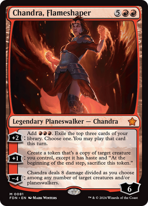 Chandra, Flameshaper (FDN-081) - Foundations - Poke-Collect