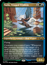 Nadu, Winged Wisdom (Foil Etched) (MH3-491) - Modern Horizons 3 Foil - Poke-Collect