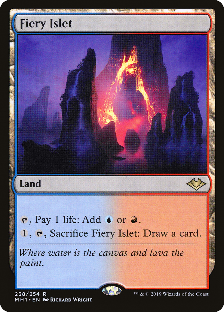 Fiery Islet (MH1-238) - Modern Horizons Foil - Poke-Collect