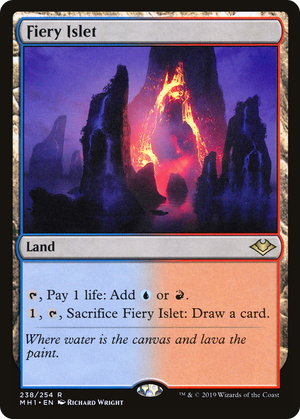 Fiery Islet (MH1-238) - Modern Horizons Foil - Poke-Collect