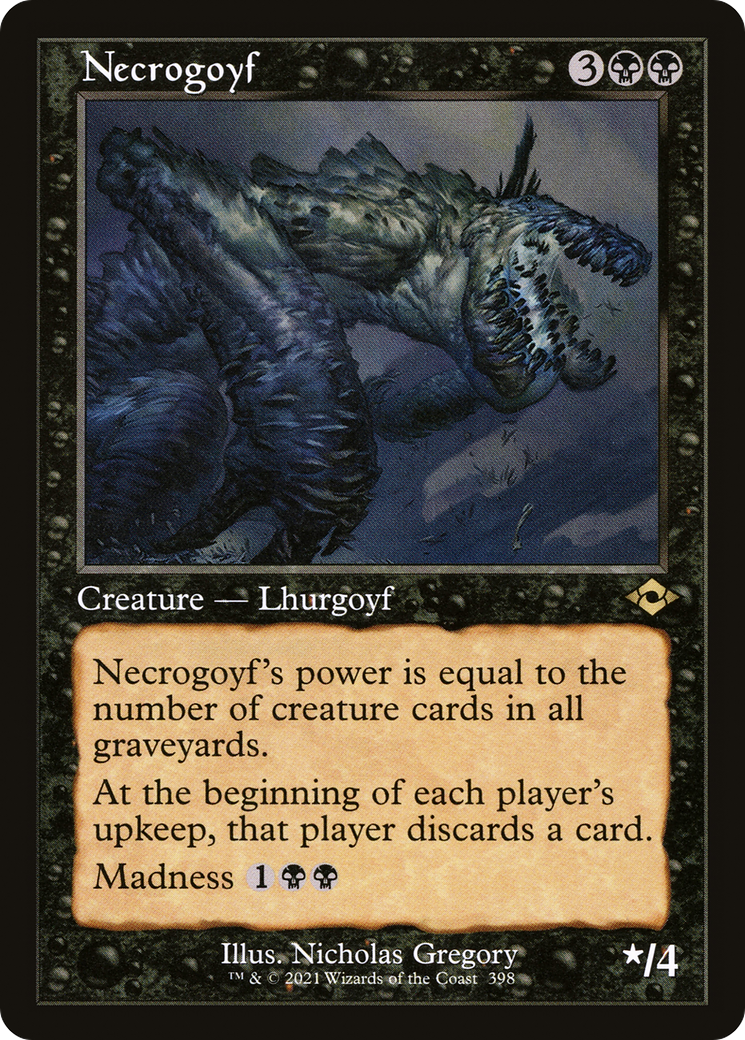 Necrogoyf (MH2-398) - Modern Horizons 2 - Poke-Collect