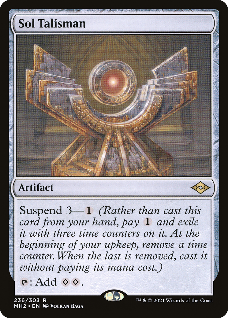 Sol Talisman (MH2-236) - Modern Horizons 2 Foil - Poke-Collect