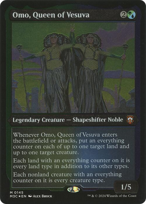 Omo, Queen of Vesuva (M3C-145) - Modern Horizons 3 Commander Foil - Poke-Collect