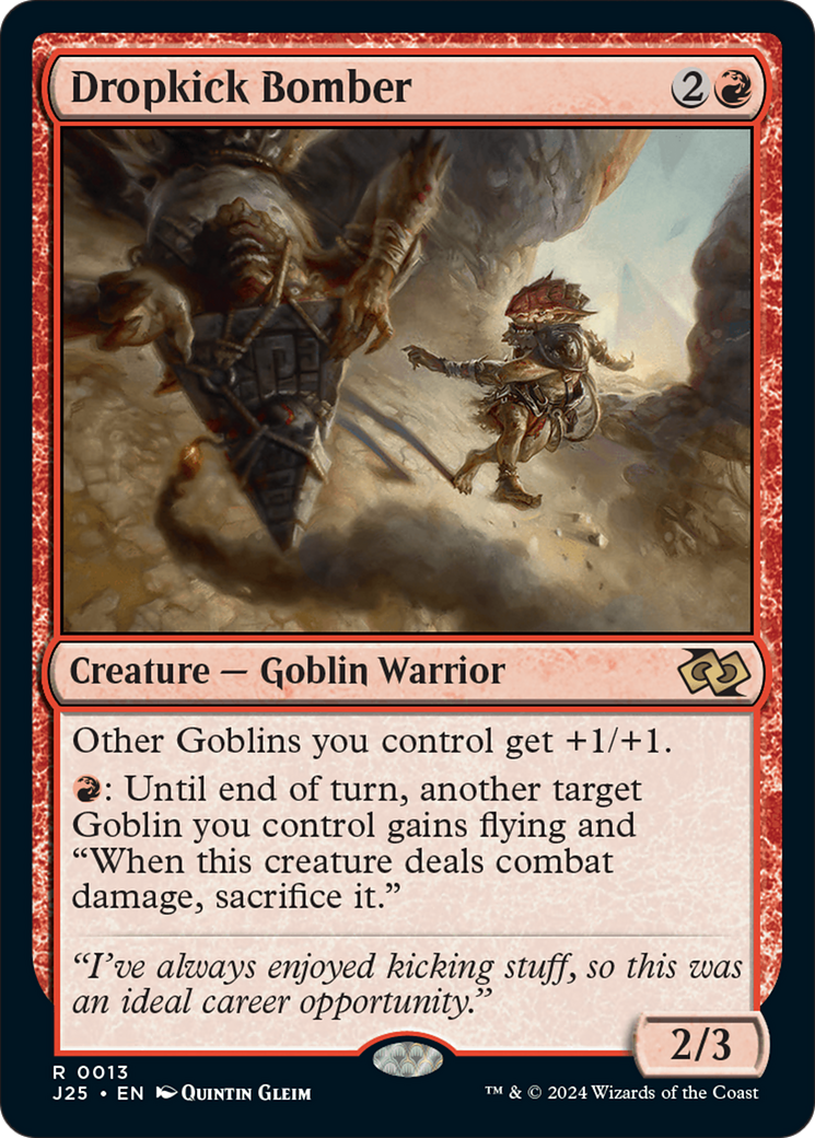 Dropkick Bomber (J25-013) - Foundations Jumpstart - Poke-Collect