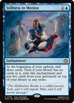 Stillness in Motion (TDM-059) - Tarkir: Dragonstorm: (enchantment) Foil - Poke-Collect