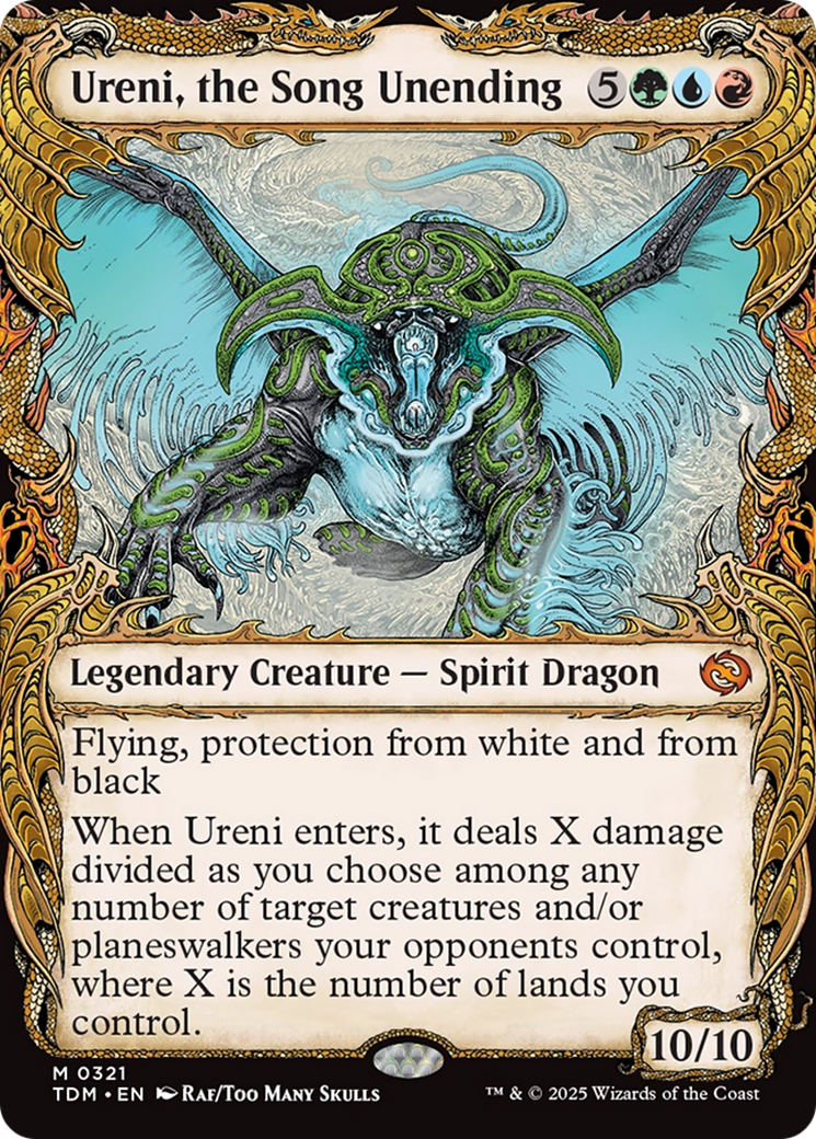 Ureni, the Song Unending (TDM-321) - Tarkir: Dragonstorm: (Showcase) - Poke-Collect