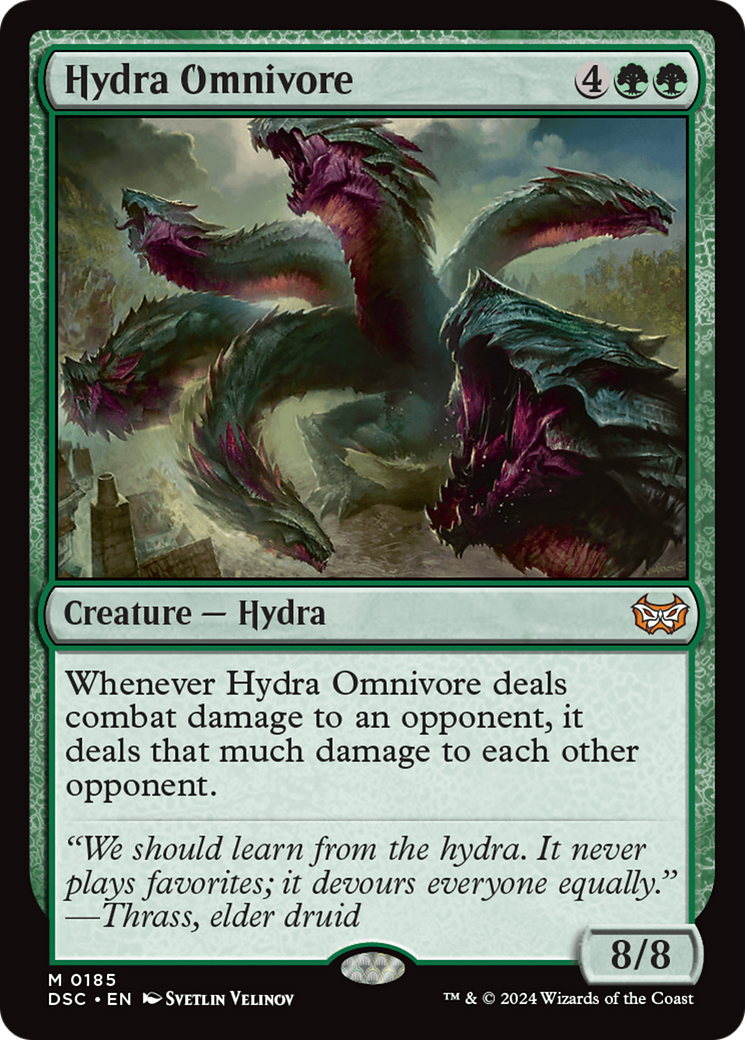 Hydra Omnivore (DSC-185) - Duskmourn: House of Horror Commander - Poke-Collect