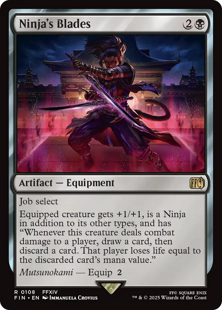 Ninja's Blades (FIN-108) - FINAL FANTASY Foil - Poke-Collect
