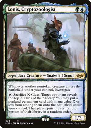 Lonis, Cryptozoologist (MH2-370) - Modern Horizons 2: (Showcase) - Poke-Collect