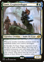 Lonis, Cryptozoologist (MH2-370) - Modern Horizons 2: (Showcase) Foil - Poke-Collect