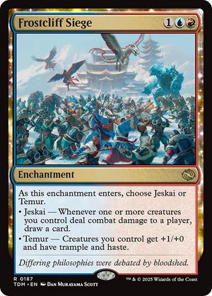 Frostcliff Siege (TDM-187) - Tarkir: Dragonstorm: (enchantment) - Poke-Collect