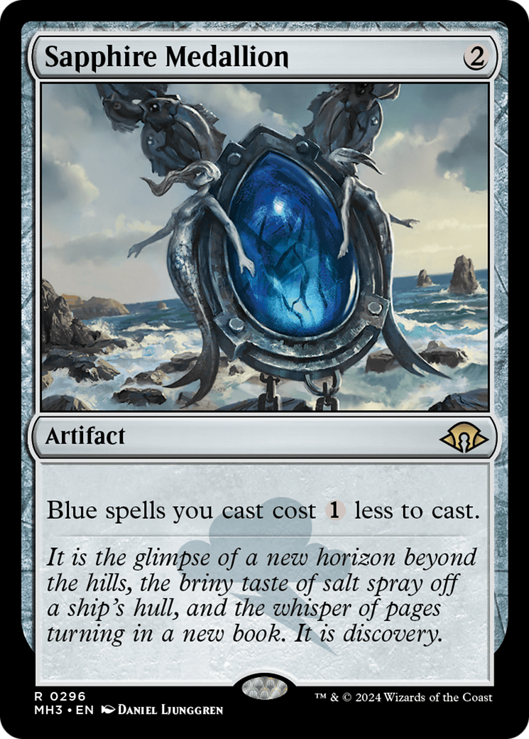 Sapphire Medallion (MH3-296) - Modern Horizons 3 - Poke-Collect