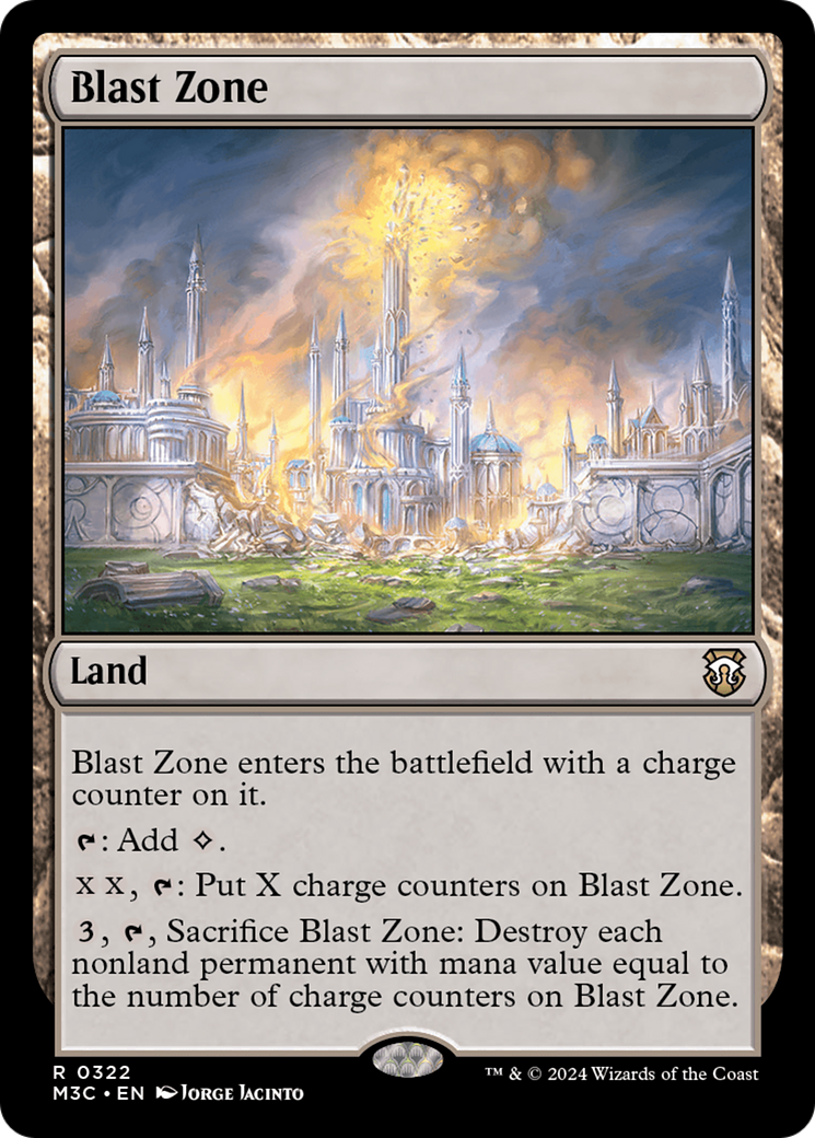 Blast Zone (M3C-322) - Modern Horizons 3 Commander - Poke-Collect