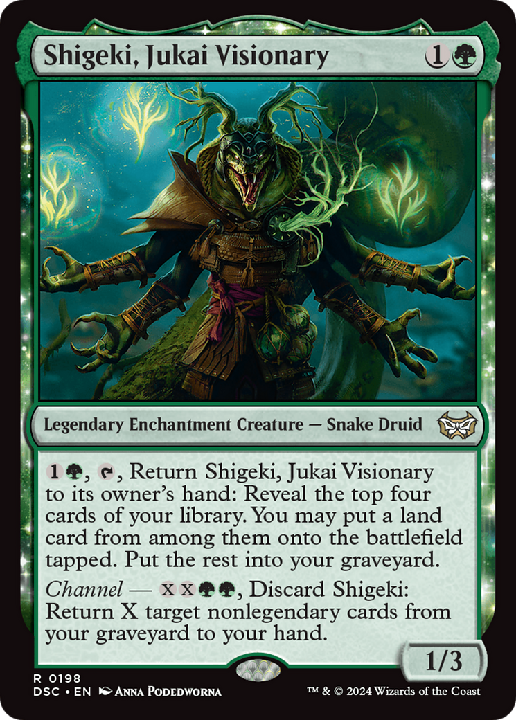 Shigeki, Jukai Visionary (DSC-198) - Duskmourn: House of Horror Commander - Poke-Collect