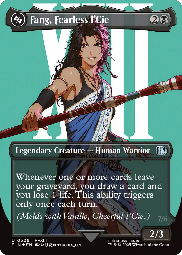 Fang, Fearless l'Cie (FIN-526) - FINAL FANTASY (Borderless) Foil - Poke-Collect