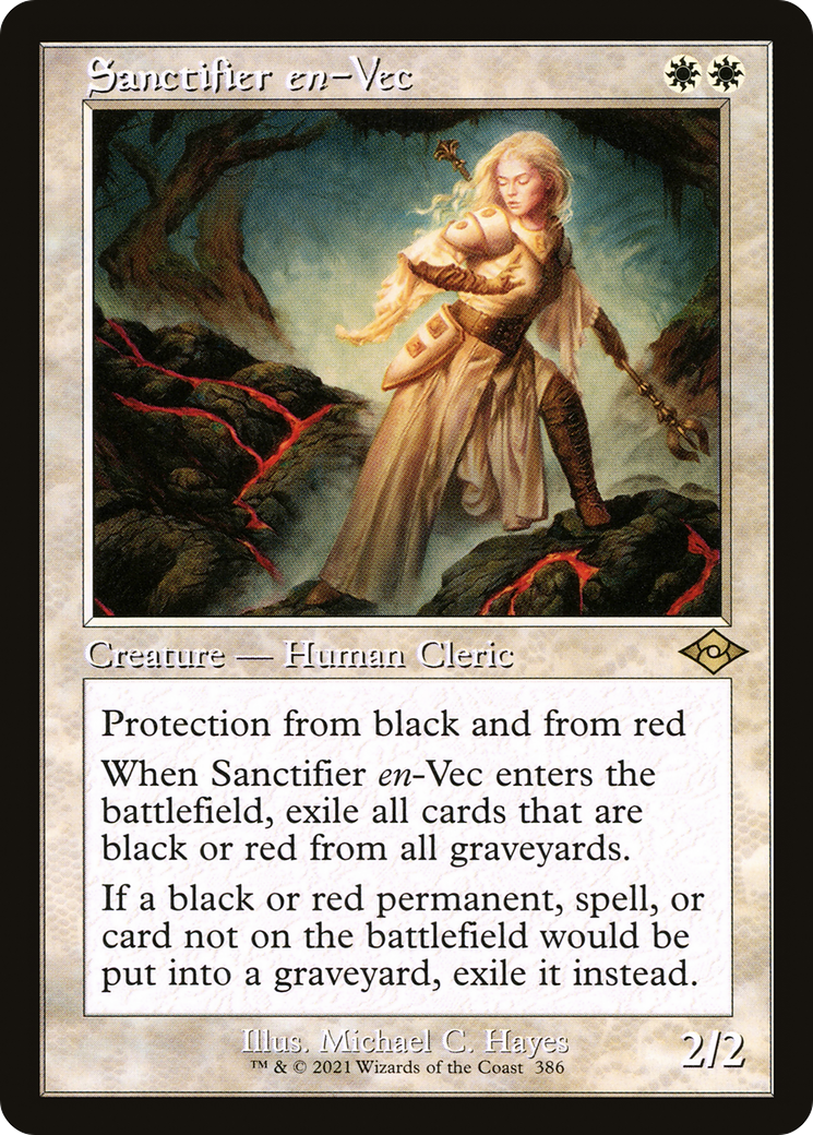 Sanctifier en-Vec (MH2-386) - Modern Horizons 2 Etched Foil - Poke-Collect