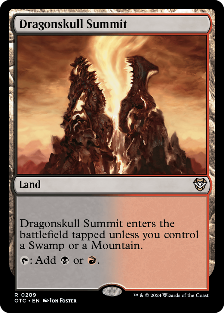 Dragonskull Summit (OTC-289) - Outlaws of Thunder Junction Commander - Poke-Collect