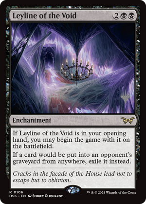 Leyline of the Void (PPDSK-106) - Duskmourn: House of Horror Promos Foil - Poke-Collect