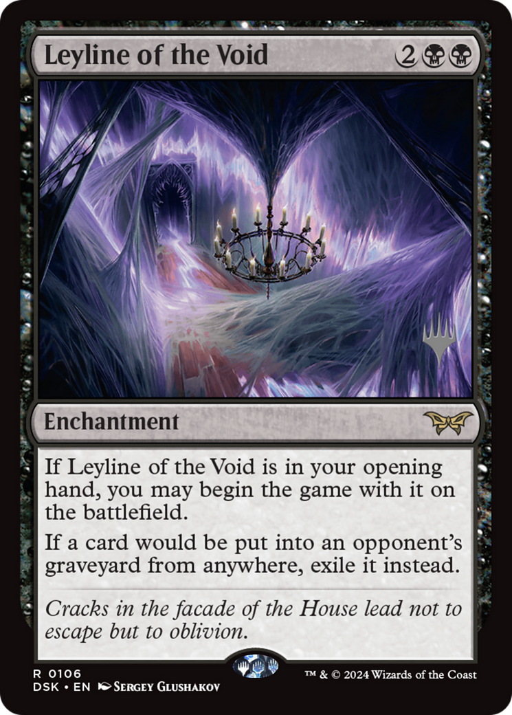 Leyline of the Void (PPDSK-106) - Duskmourn: House of Horror Promos - Poke-Collect