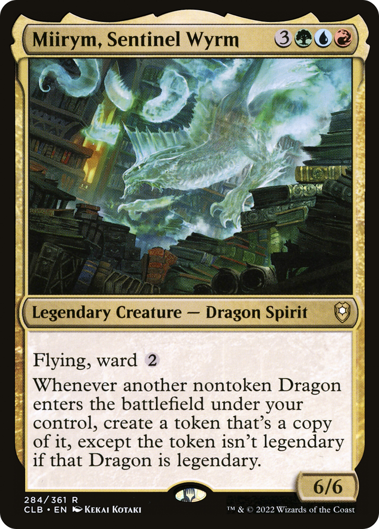 Miirym, Sentinel Wyrm (CLB-284) - Commander Legends: Battle for Baldur's Gate Foil - Poke-Collect