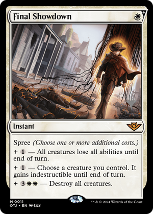 Final Showdown (PPOTJ-011) - Outlaws of Thunder Junction Promos Foil - Poke-Collect