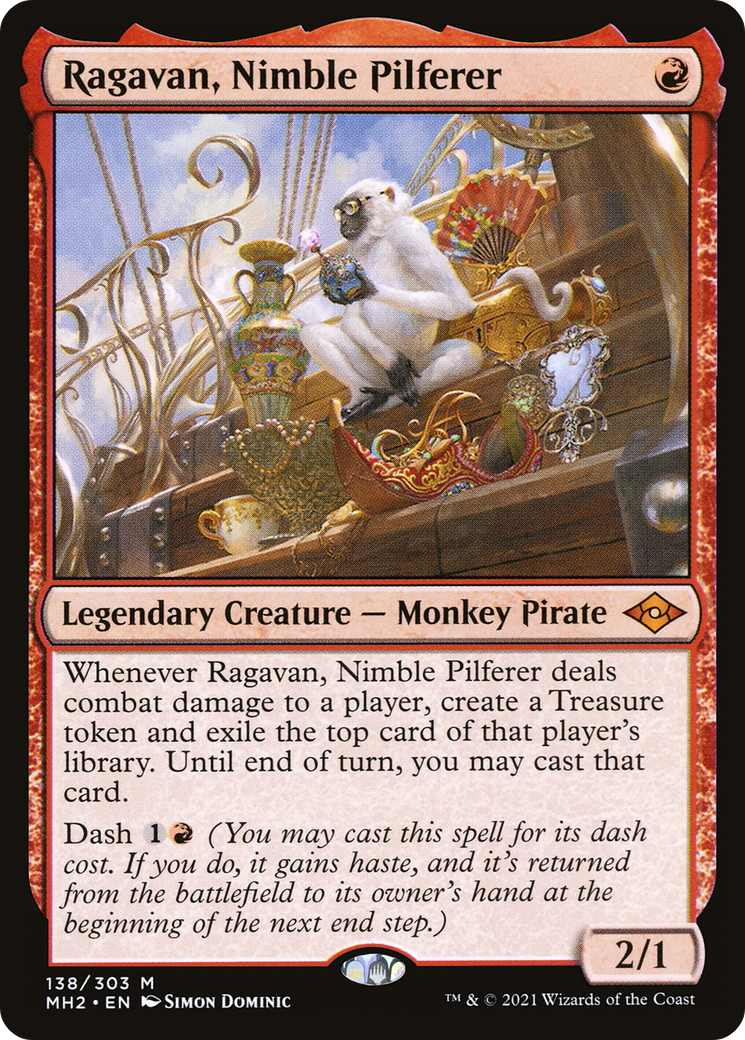 Ragavan, Nimble Pilferer (MH2-138) - Modern Horizons 2 - Poke-Collect