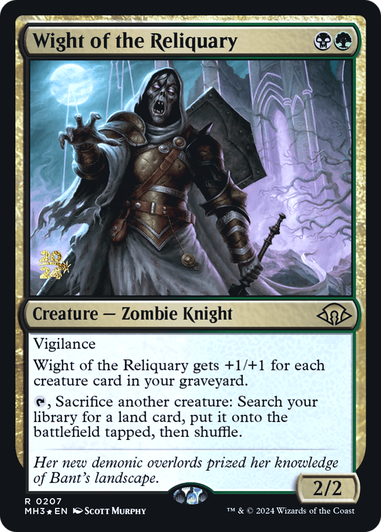 Wight of the Reliquary (PRE-207) - Modern Horizons 3 Promos Foil - Poke-Collect