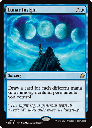 Lunar Insight (FDN-046) - Foundations Foil - Poke-Collect