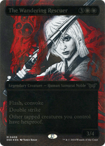 The Wandering Rescuer (DSK-406) - Duskmourn: House of Horror: (Showcase) (Borderless) Foil - Poke-Collect