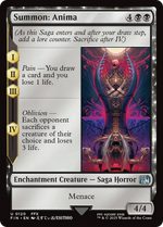 Summon: Anima (FIN-120) - FINAL FANTASY: (enchantment) Foil - Poke-Collect