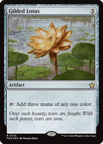 Gilded Lotus (FDN-725) - Foundations Foil - Poke-Collect