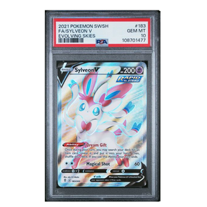 Sylveon V FA Evolving Skies #183 PSA 10 - Poke-Collect