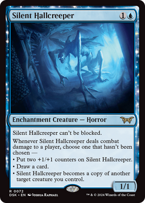 Silent Hallcreeper (DSK-072) - Duskmourn: House of Horror: (enchantment) - Poke-Collect