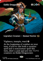 Eshki Dragonclaw (TDM-356) - Tarkir: Dragonstorm: (Showcase) (Borderless) Foil - Poke-Collect