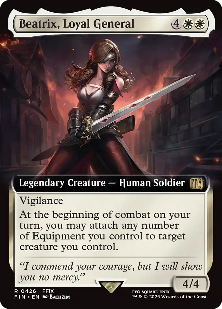 Beatrix, Loyal General (FIN-426) - FINAL FANTASY: (Extended Art) - Poke-Collect