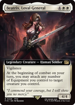 Beatrix, Loyal General (FIN-426) - FINAL FANTASY: (Extended Art) - Poke-Collect