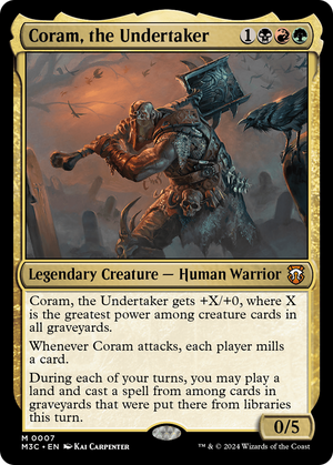 Coram, the Undertaker (M3C-007) - Modern Horizons 3 Commander - Poke-Collect
