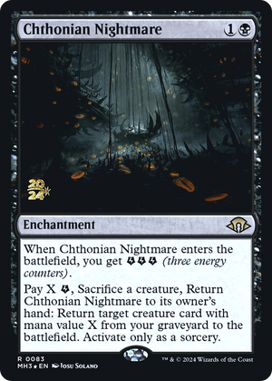 Chthonian Nightmare (PRE-083) - Modern Horizons 3 Promos Foil - Poke-Collect