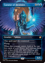 Curator of Destinies (FDN-305) - Foundations (Borderless) Foil - Poke-Collect