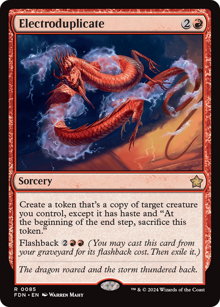 Electroduplicate (FDN-085) - Foundations Foil - Poke-Collect