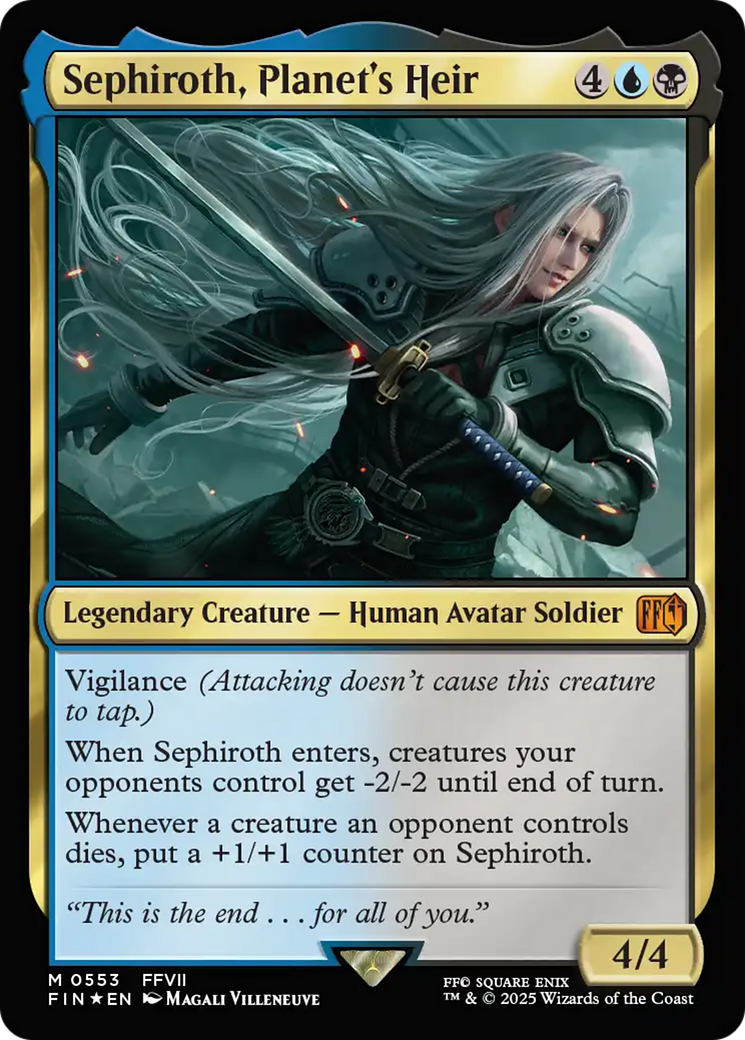Sephiroth, Planet's Heir (FIN-553) - FINAL FANTASY Foil - Poke-Collect