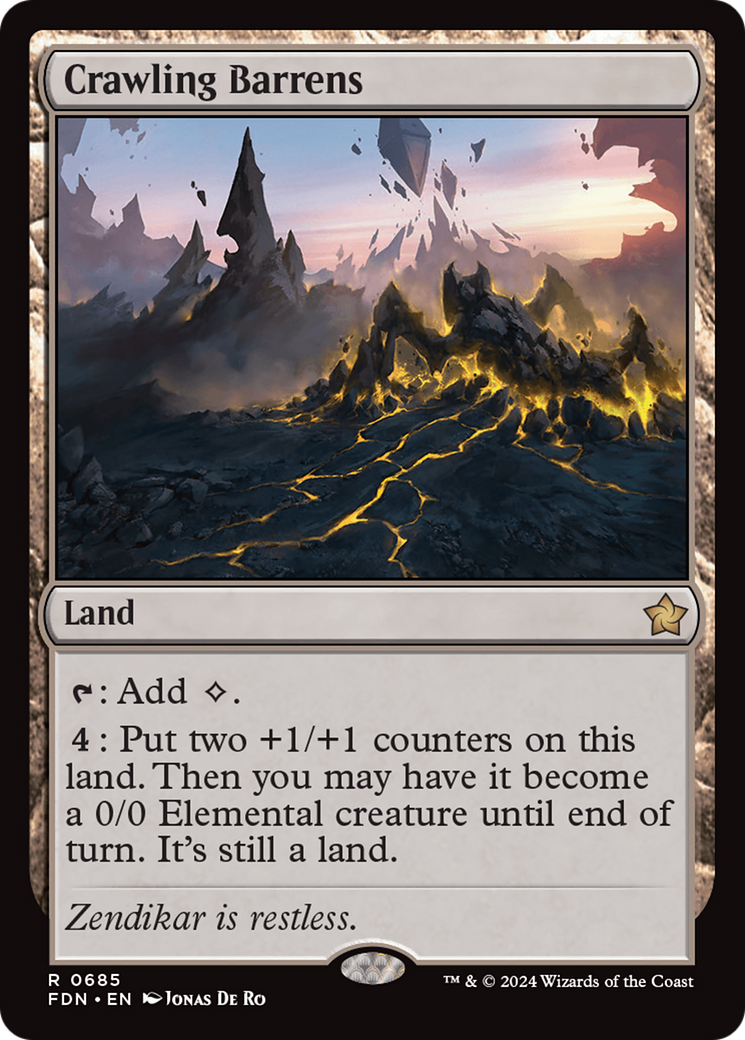 Crawling Barrens (FDN-685) - Foundations - Poke-Collect