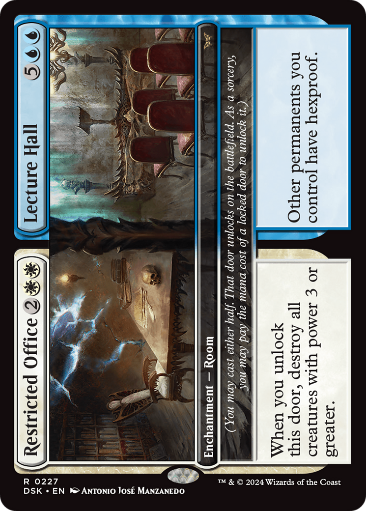 Restricted Office // Lecture Hall (DSK-227) - Duskmourn: House of Horror - Poke-Collect